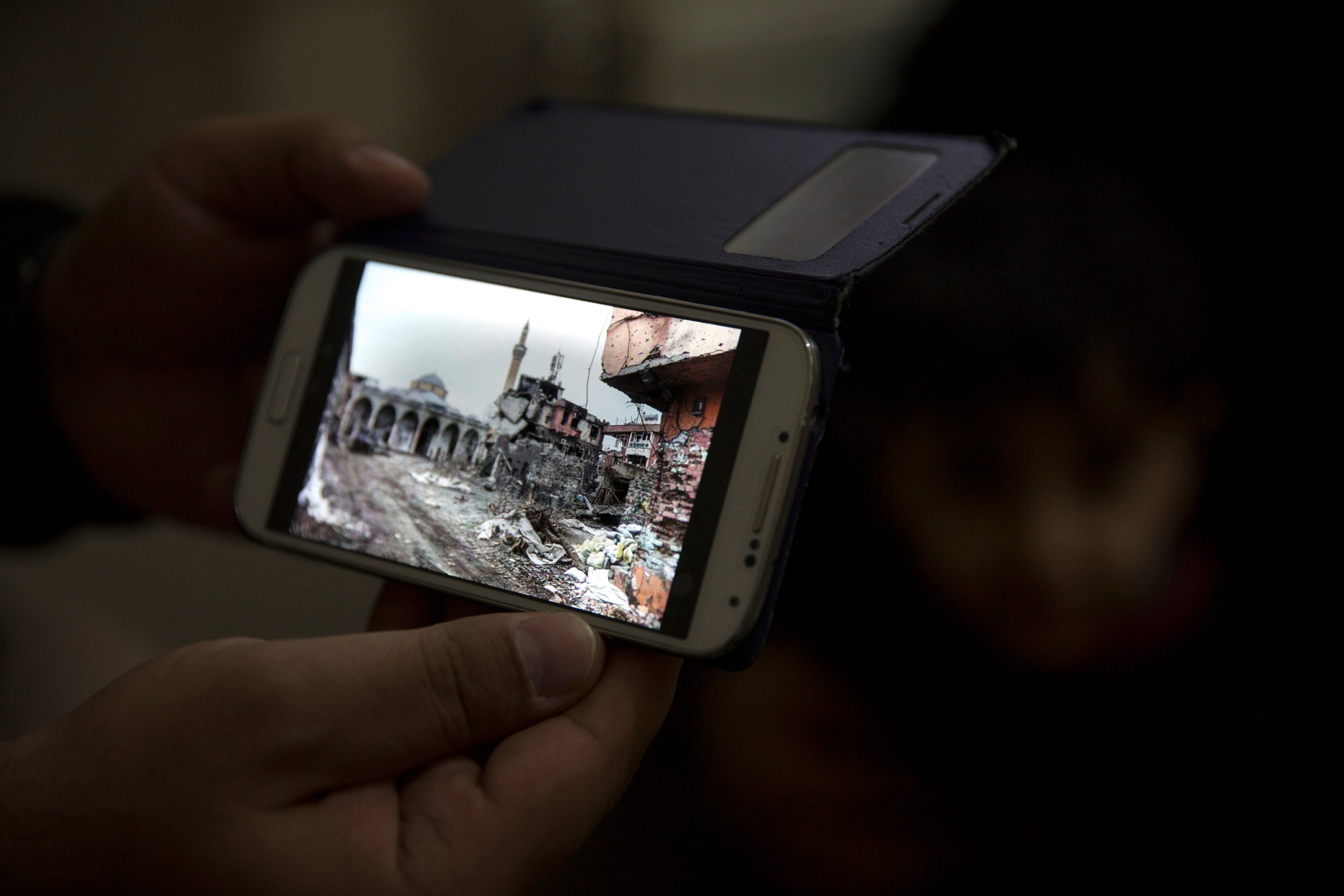 Arik's Sur home, now reduced to rubble