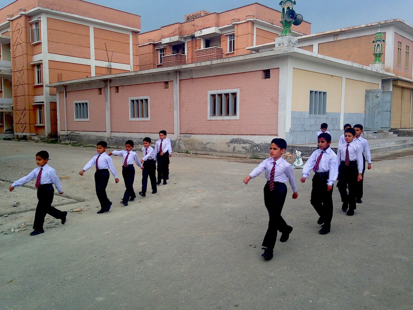 Students at Zamung Kor school