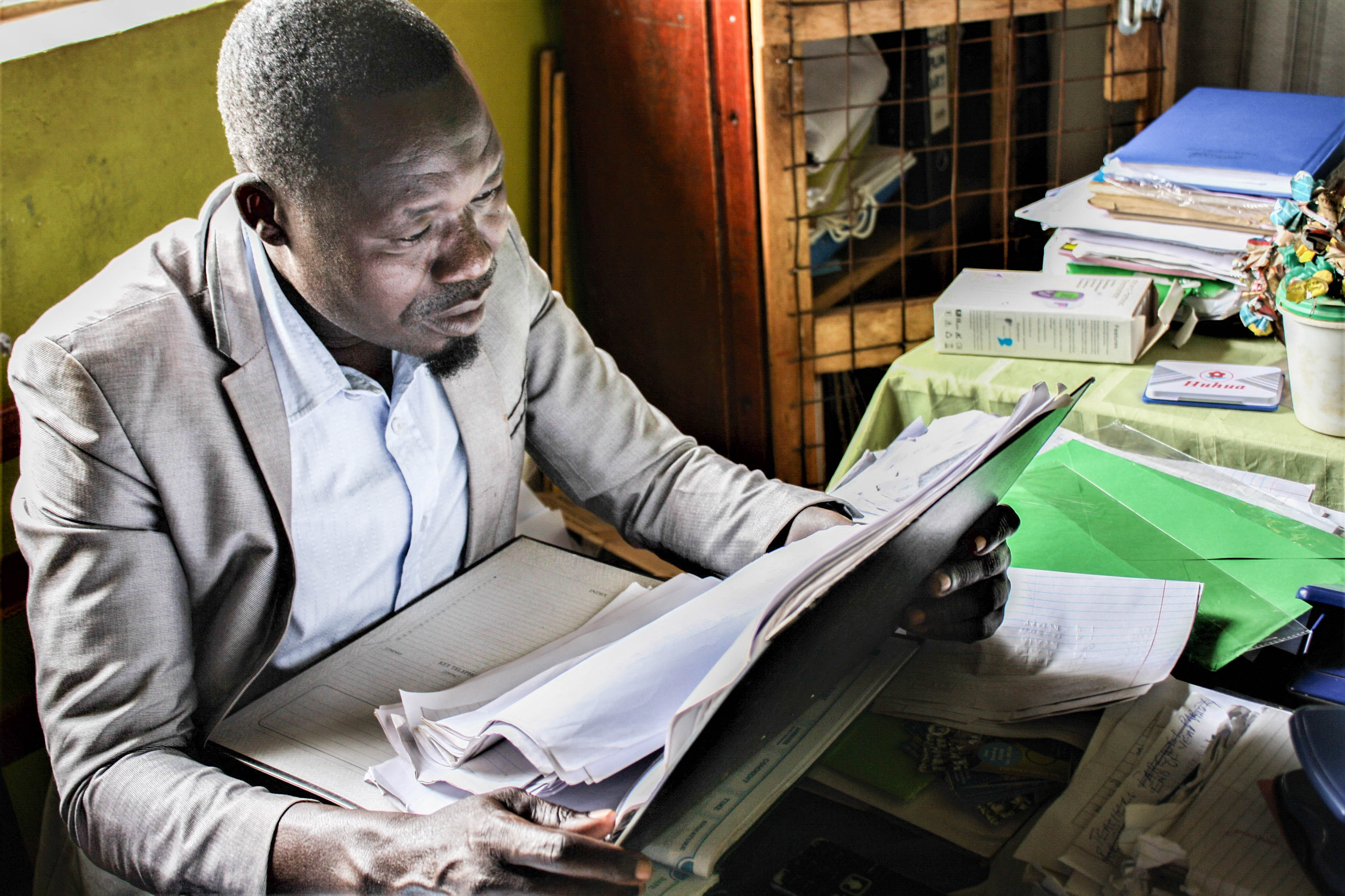 Isaac Anguba is the assistant head teacher of Bidi Bidi’s Rockland Primary School. He said hunger is making it harder for children to attend school and focus in class.