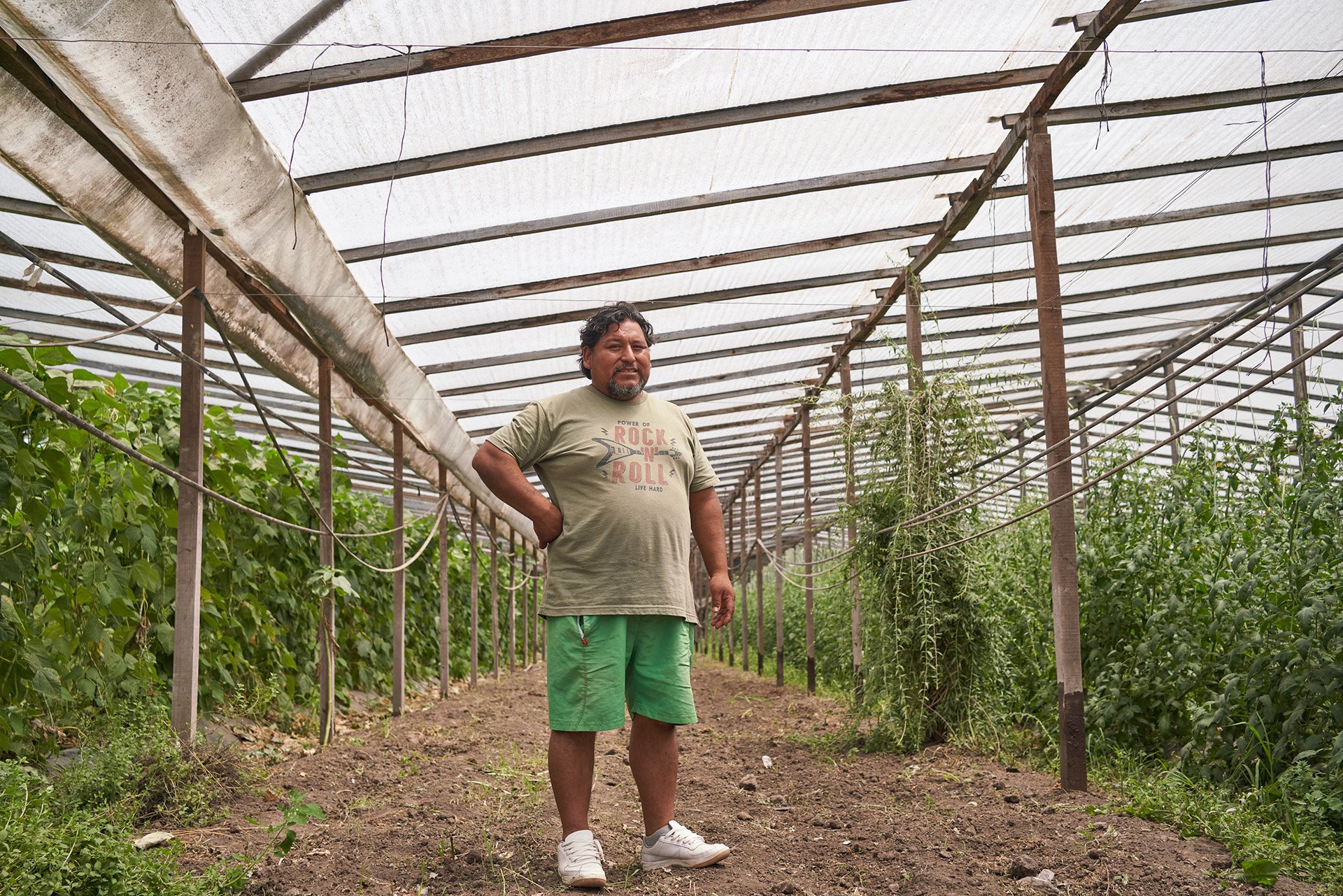 Josué Trujillo, one of hundreds of Argentinian families switching to agroecology, says he has found the change both physically and financially rewarding.