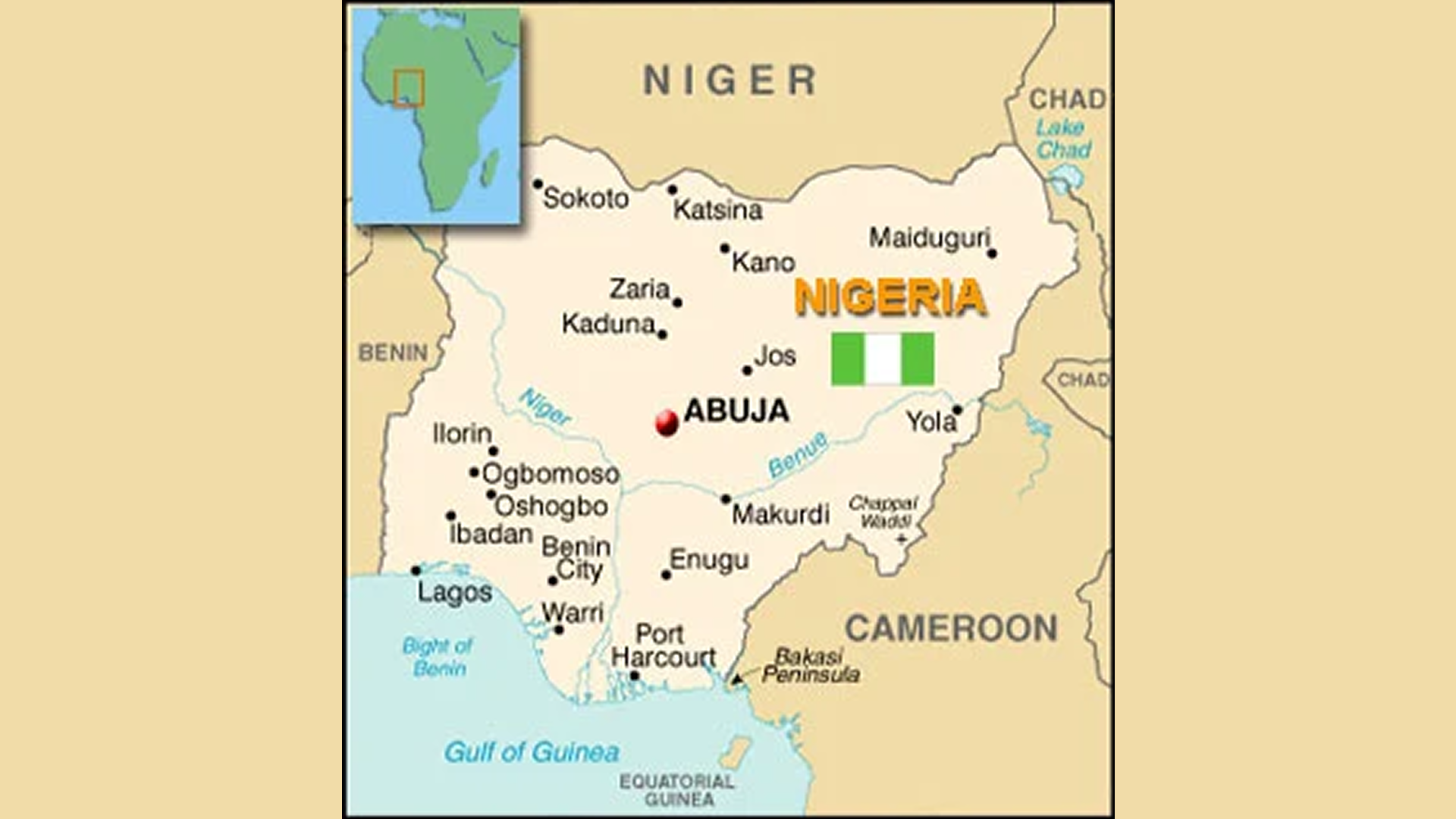 Map of Nigeria