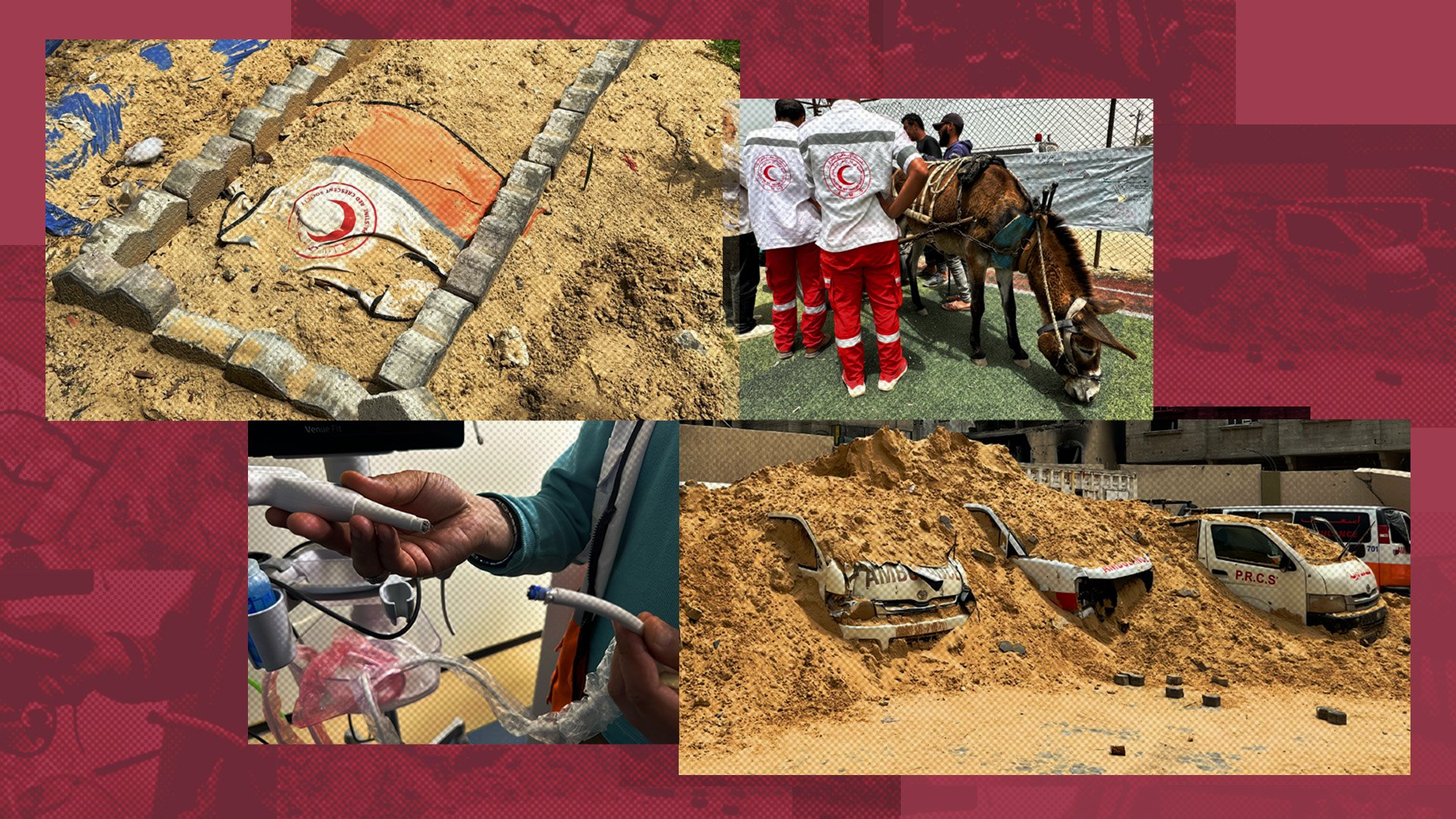 A stylised collage of photos showing 