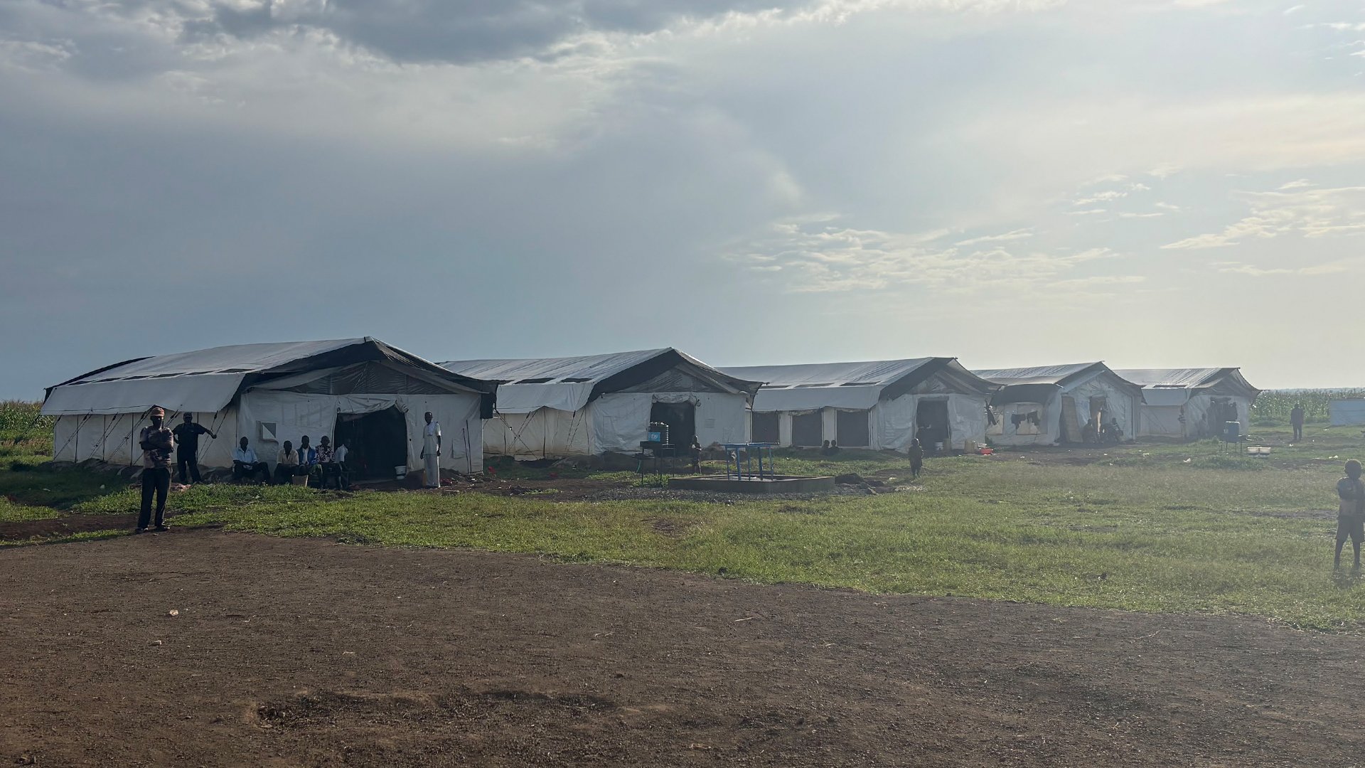 Following a landslide in November 2024, thousands were evacuated off Mount Elgon, with 1,800 people settled in Bunambutye camp.