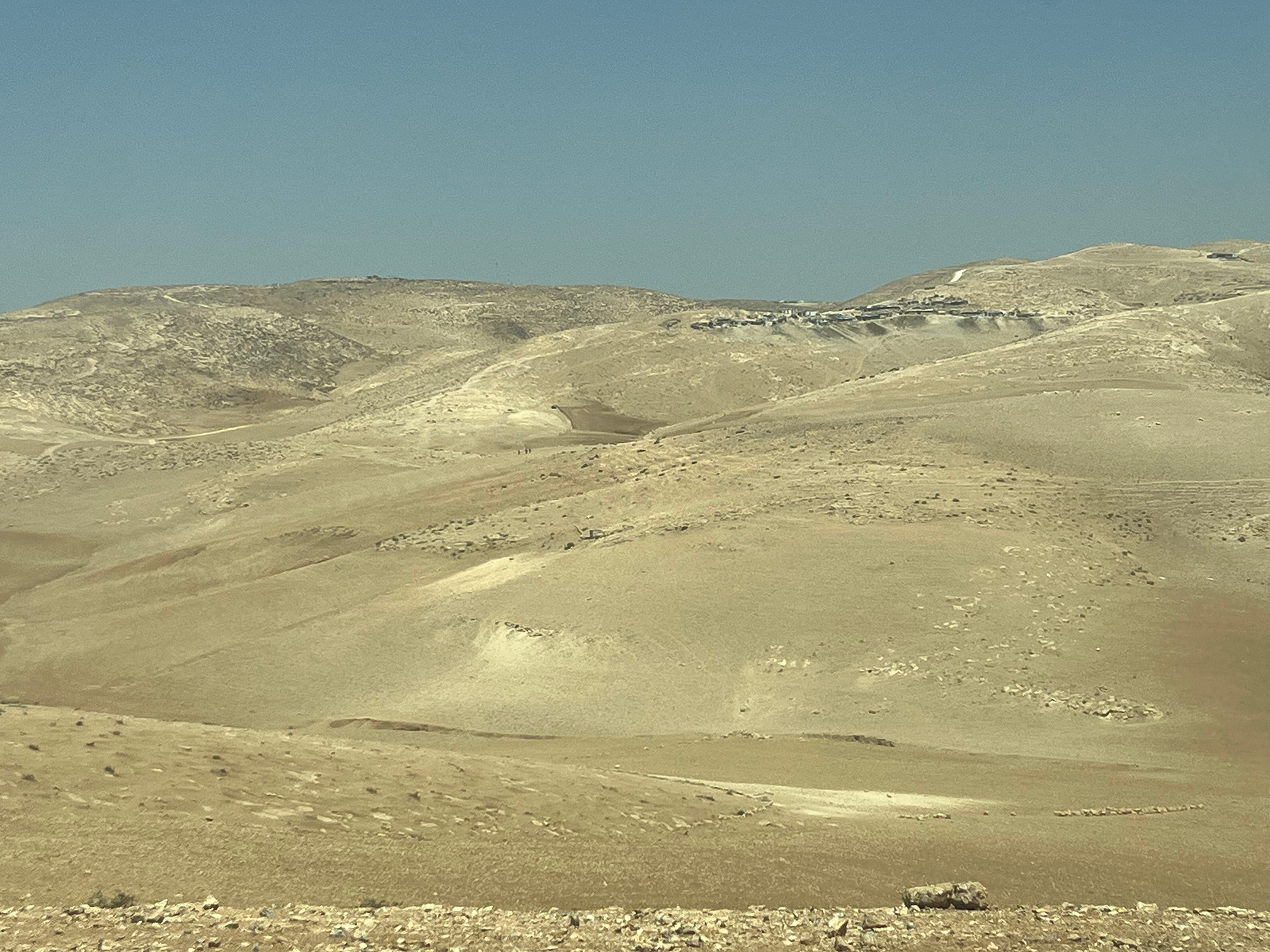 Masafer Yatta, on the road to Khirbet Al Majaz.