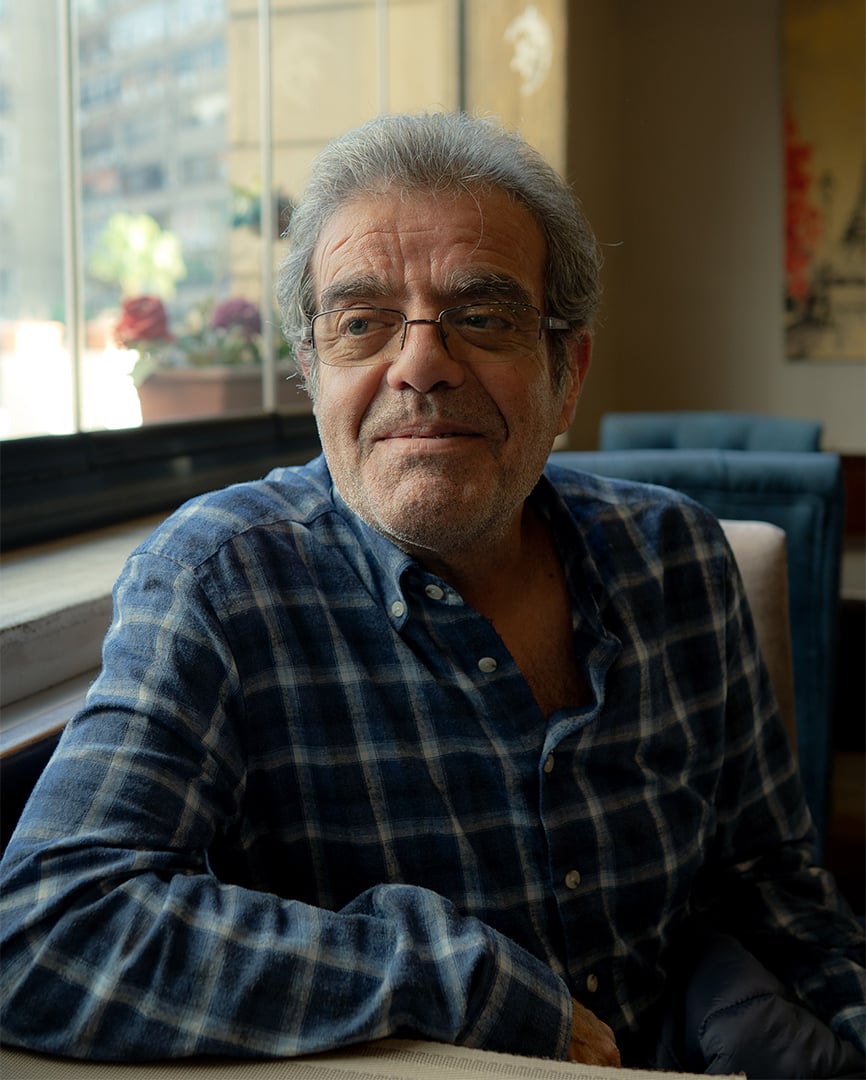 A portrait of psychiatrist Dr Jalal Nofa.