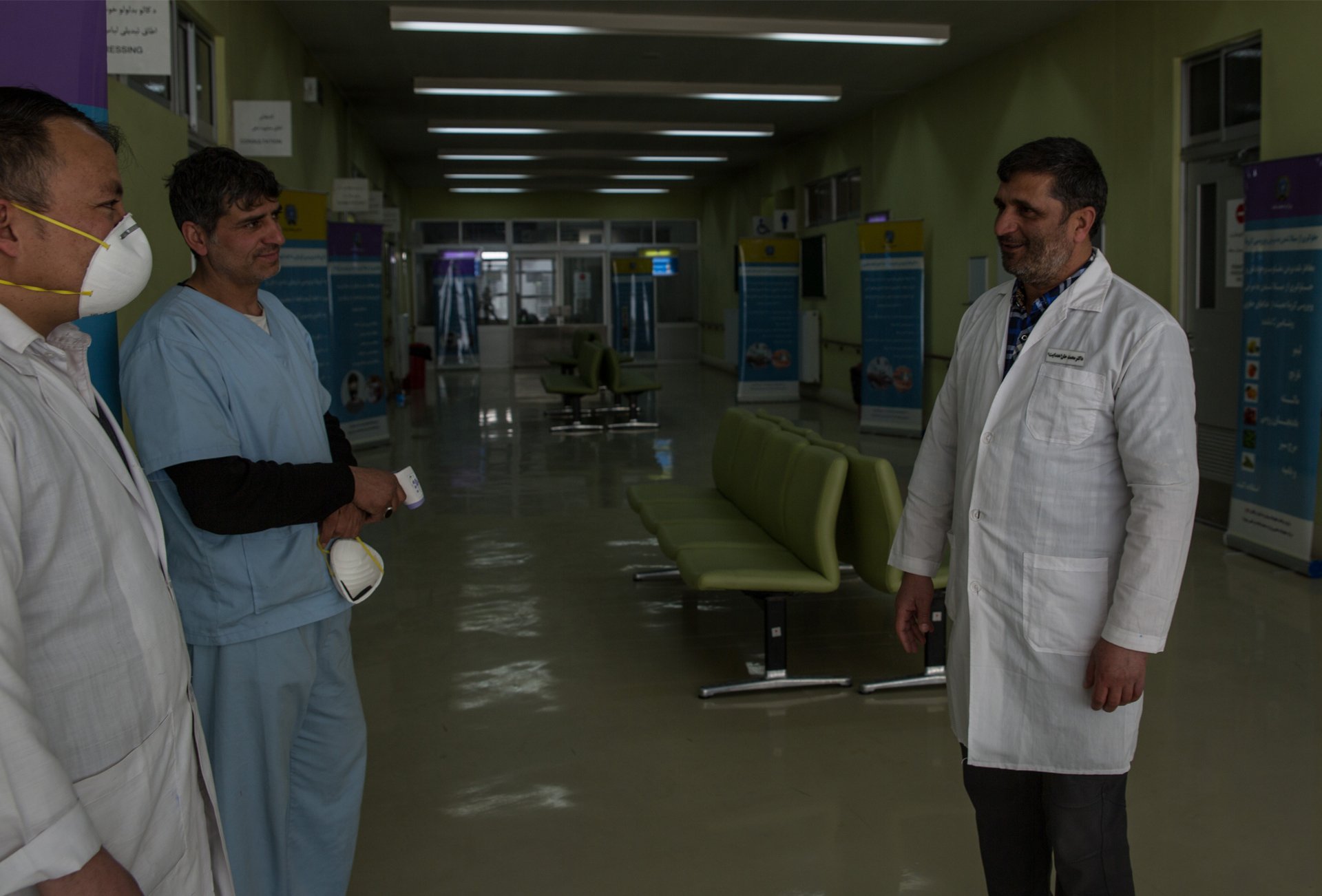 Dr. Mohammed Khan and his colleagues at the Afghan-Japan Communicable Disease Hospital are preparing to treat potential coronavirus patients in Kabul.