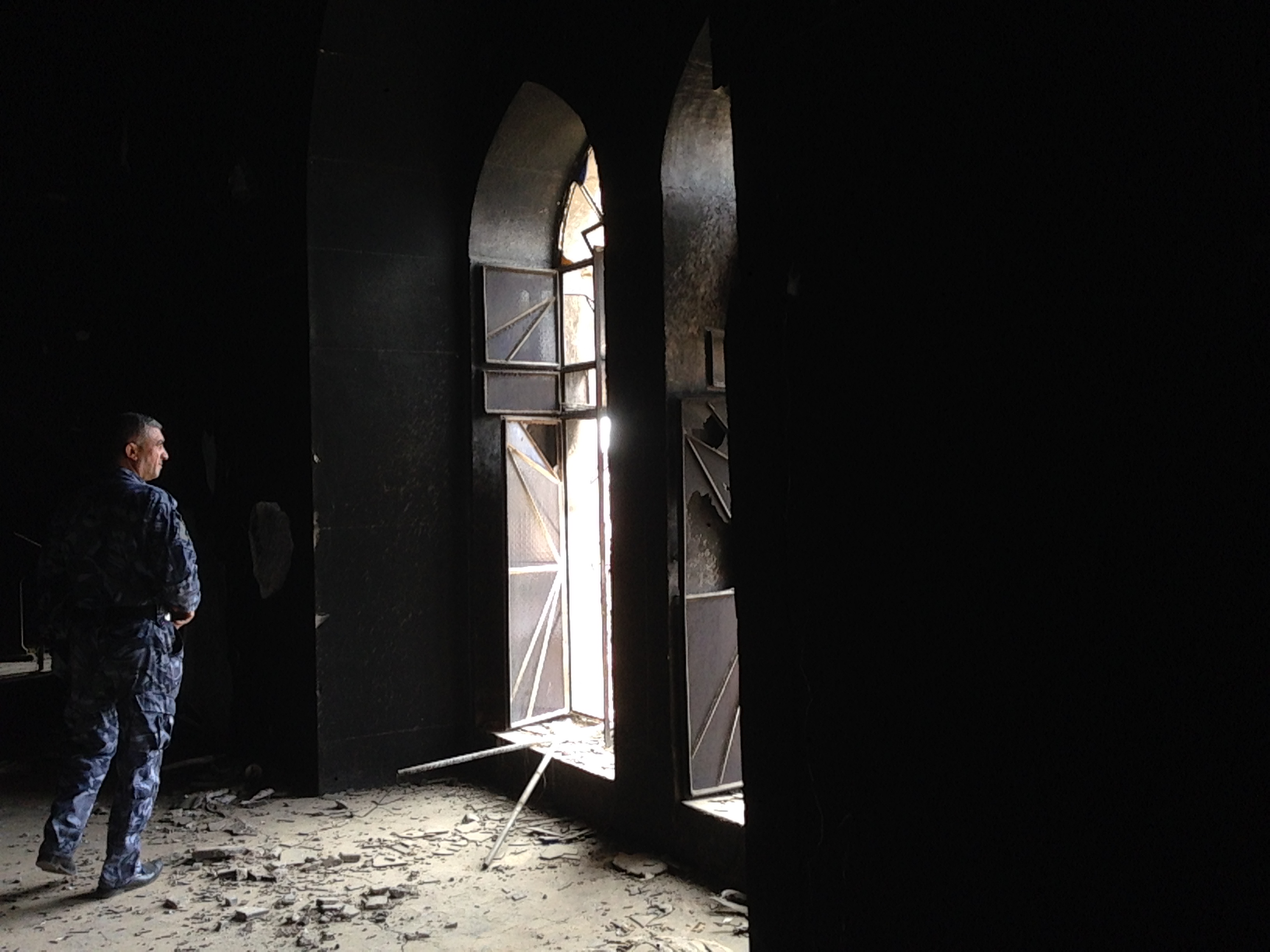 Policeman and church