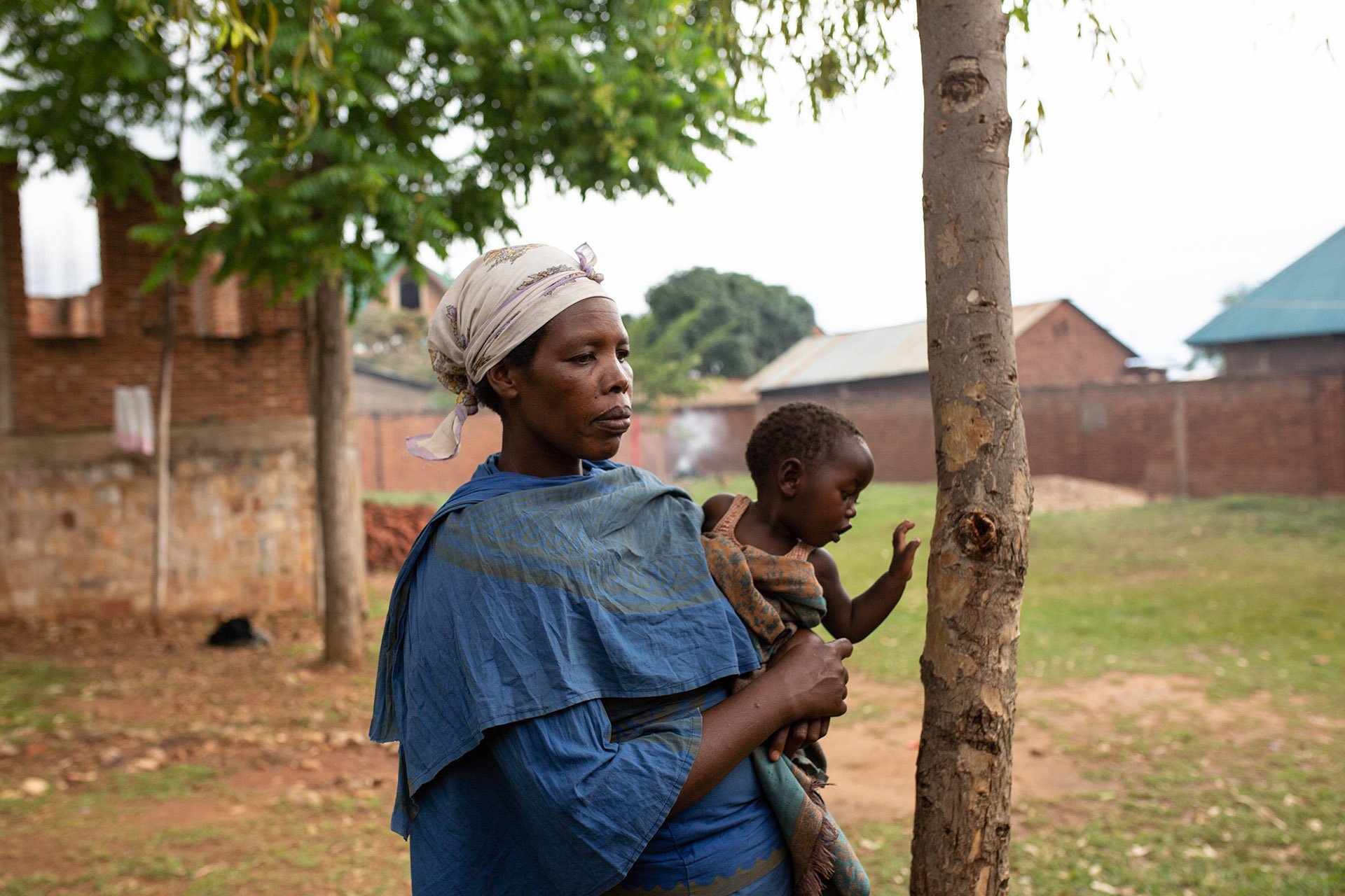 Aimee Nahugisha trekked 50 kilometres to Uvira after her village was attacked.