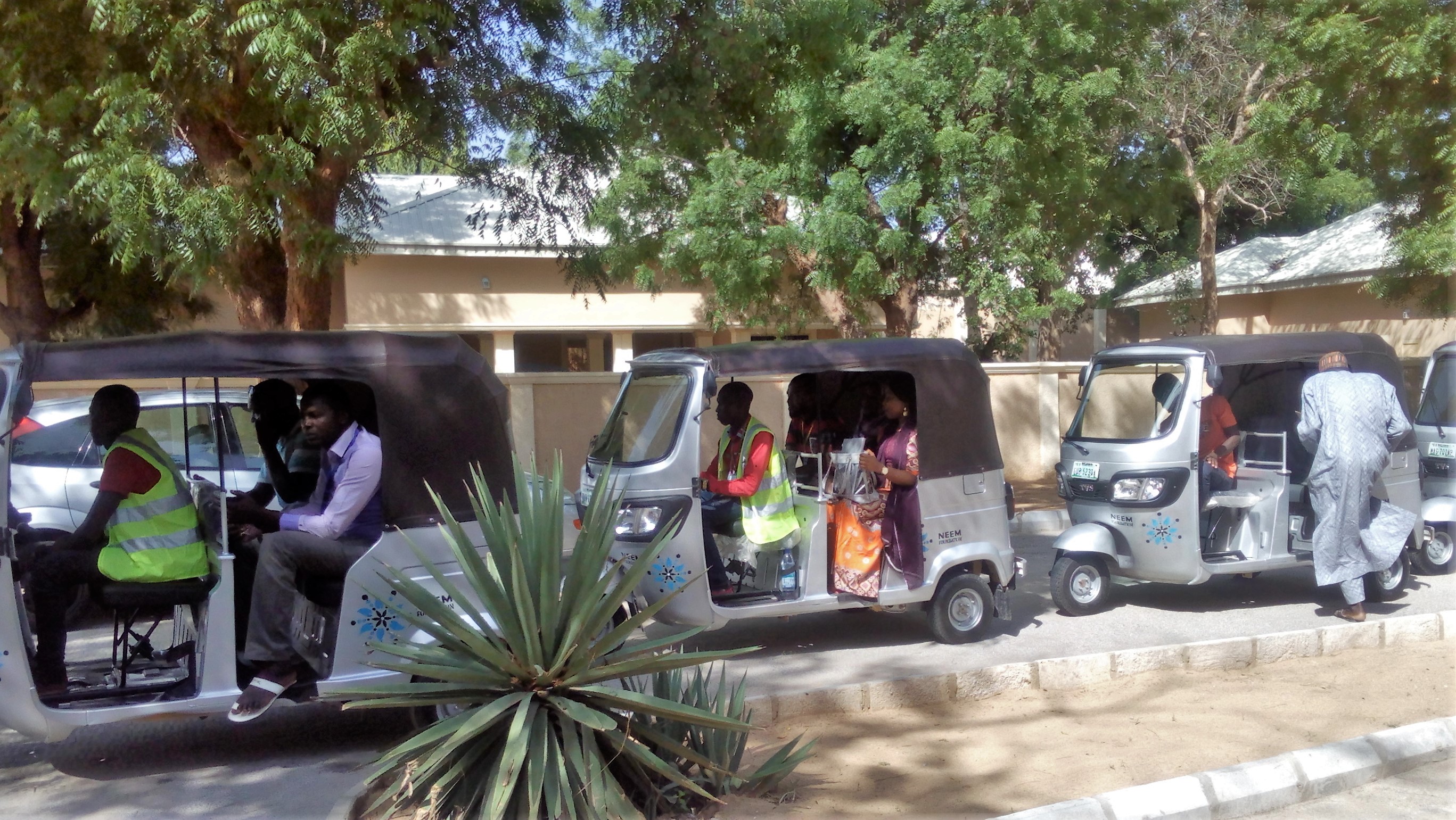 Trauma counsellors set off in tuk-tuks to make house calls in Maiduguri