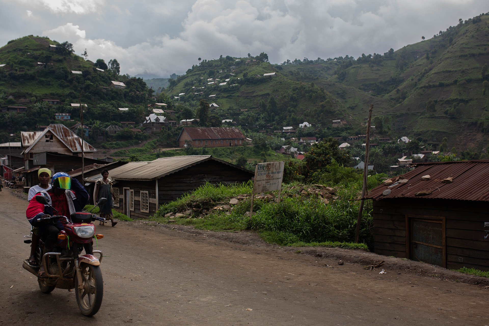 Landscape of Kalungu, a town in eastern Congo