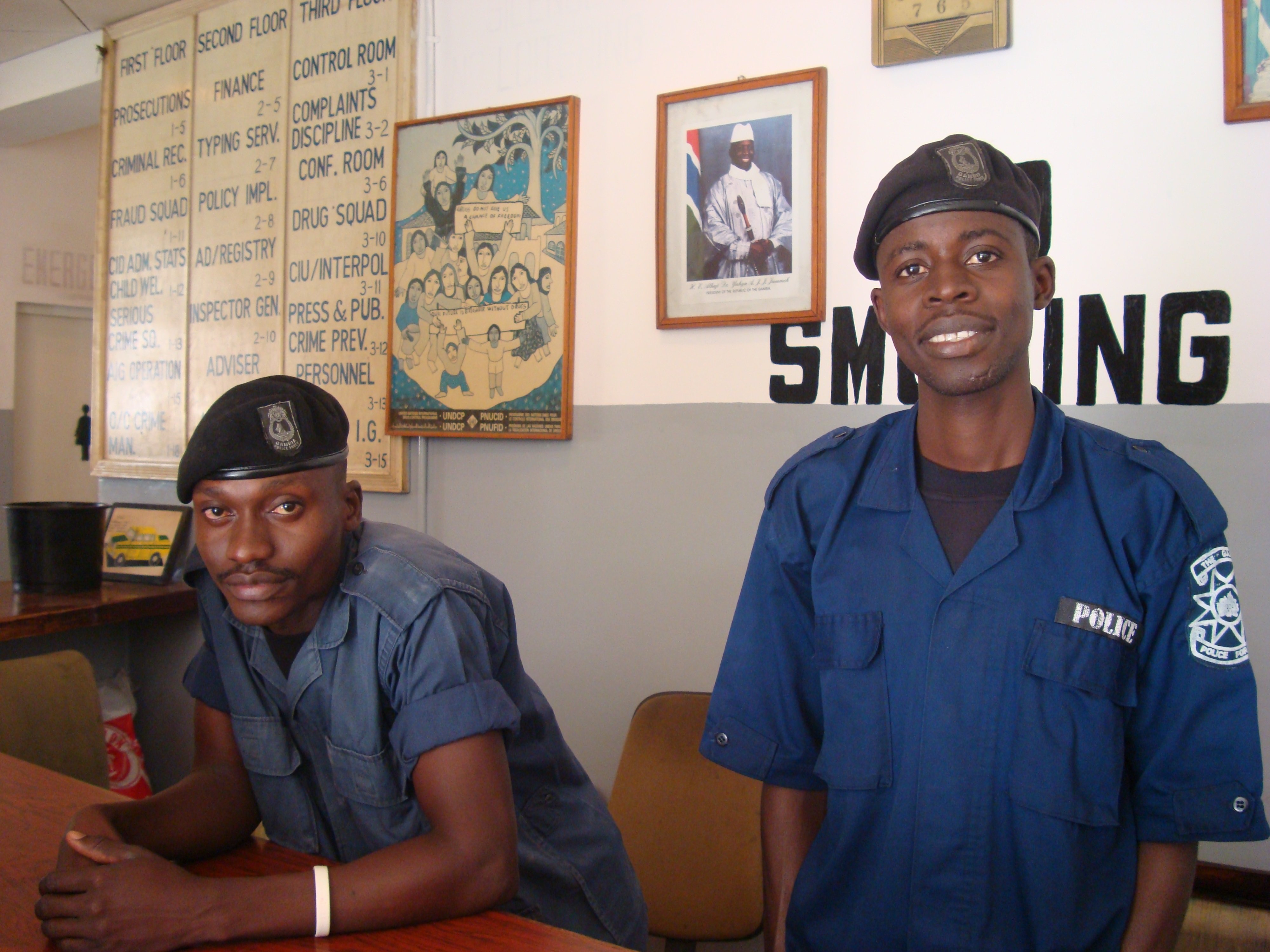 Gambia police station