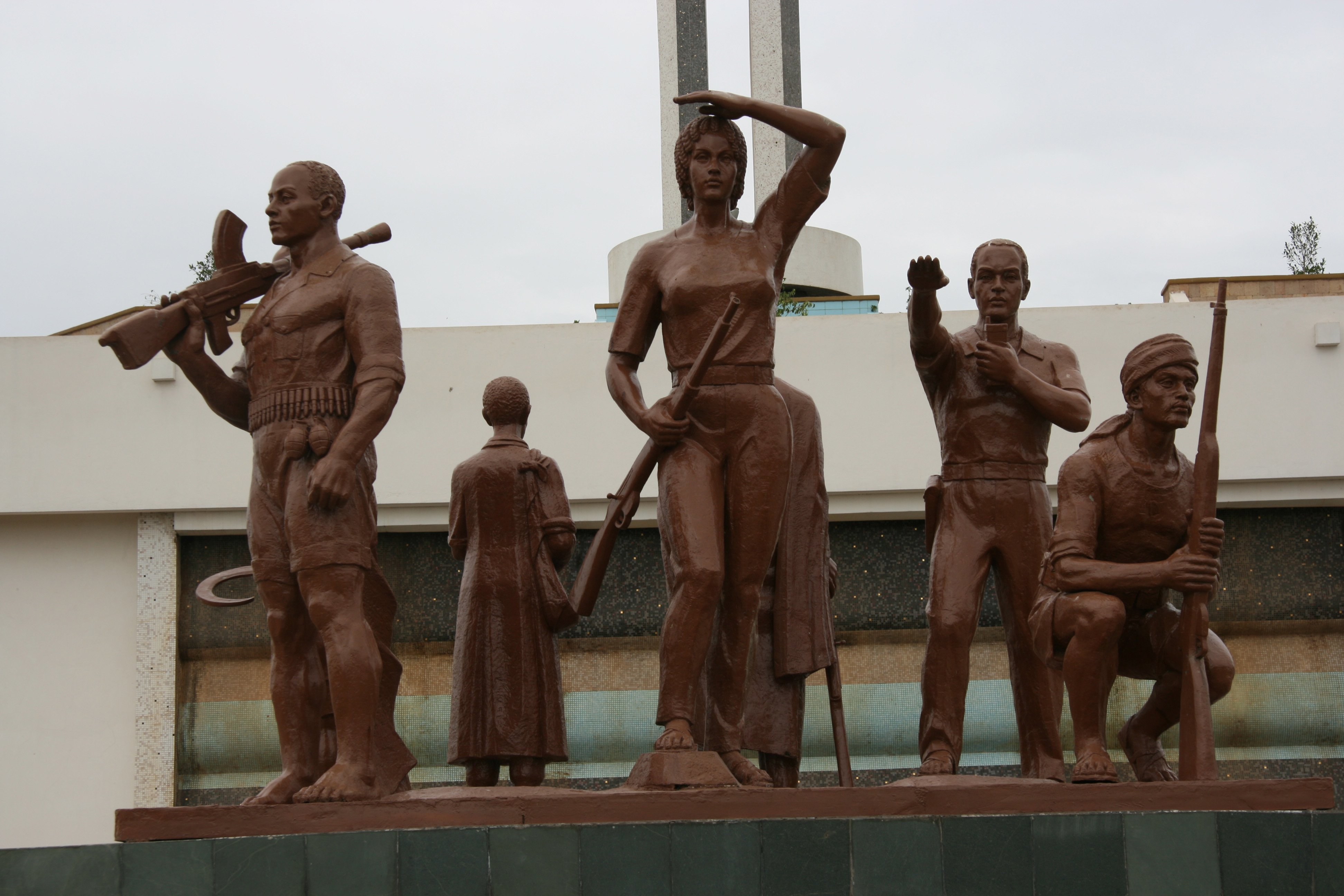 A memorial in Bahir Dar, Ethiopia