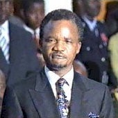 [Zambia] President Frederick Chiluba.