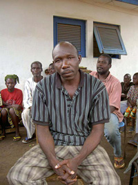 [Cote d'Ivoire] Mohamadou Abousso,  Cote d'Ivoire cocoa farmer displaced by civil war in the western town of Guiglo.