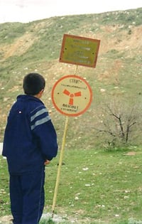 [Kyrgyzstan] Uranium waste dump in the southern town of Mailu - Suu.