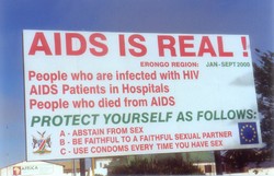 [Namibia] HIV/AIDS billboard campaign.