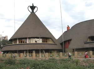 [Lesotho] Basotho Hat - in Maseru, Lesotho.