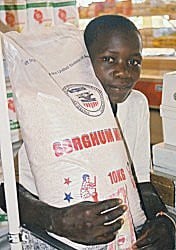 [Zimbabwe] The sorghum provides two extra meals a day for the seven-member Tshuma household.