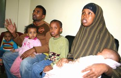 [Syria] Faisal Jemali and his family fled violence in Somali, but now struggle to make ends meet in Syria. [Date picture taken: 10/25/2006]