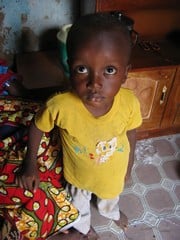 [Nigeria] Mustapha Kabiru is three years old and crippled by polio - he has only partial use of his right leg. His father stopped the child from having a free polio vaccination after Muslim and political leaders in Kano, Northern Nigeria, said the vaccine