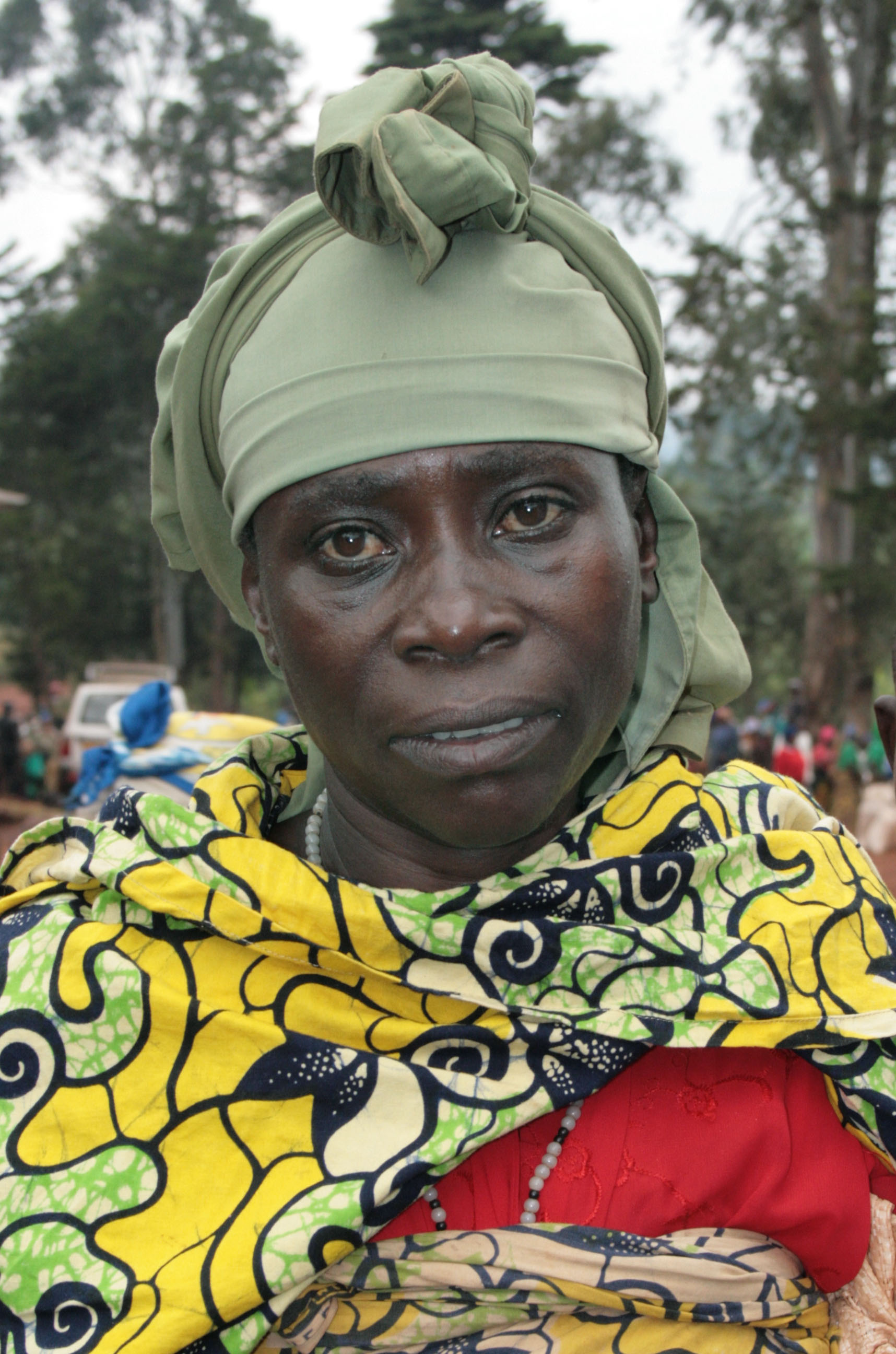 Janet Furaha, an IDP in Walungu, South Kivu Province. July 2007.