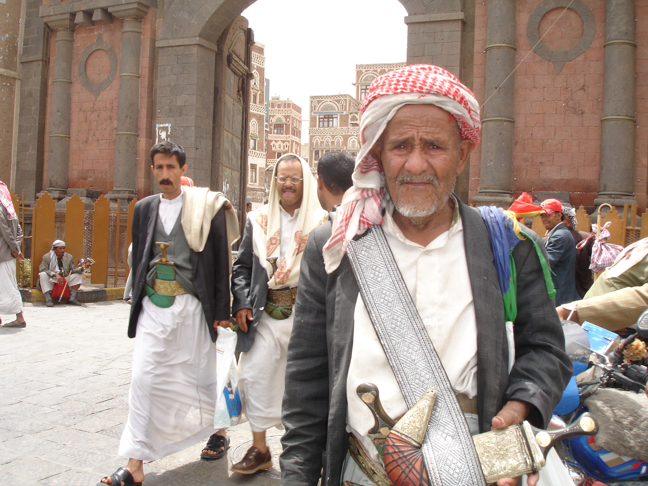 Yehia Al-Dhamari, 80, rarely ventures beyond the walls of old Sana'a. Rapid urbanisation has seen the Yemeni capital grow by as much as 8 percent a year.