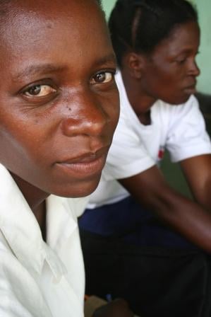 Zimbabwe Red Cross worker.