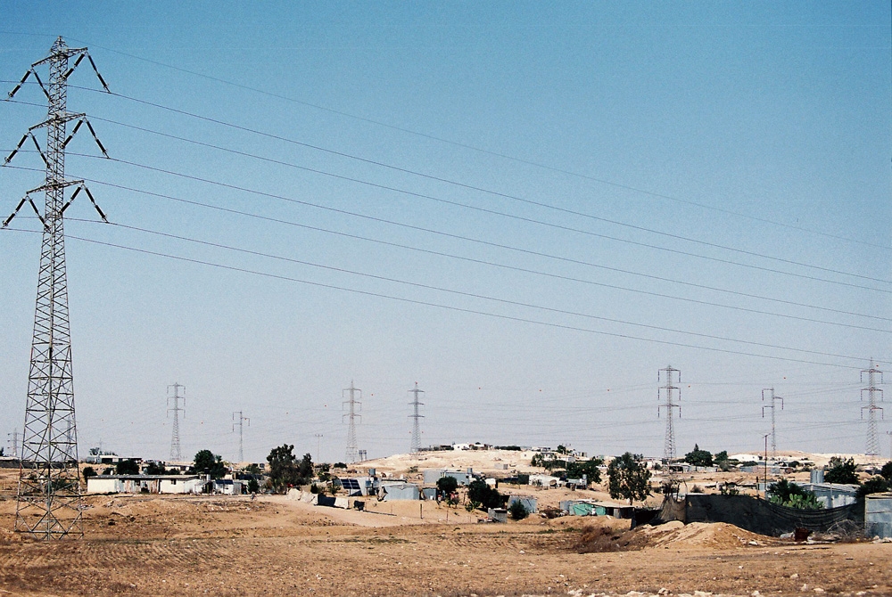 A part of the  unrecognized Bedouin Village Wadi Naam, several meters from the Ramat Hovav industrial zone. Residents say the proximity affects their health, and has led to a rise in cancer among residents.