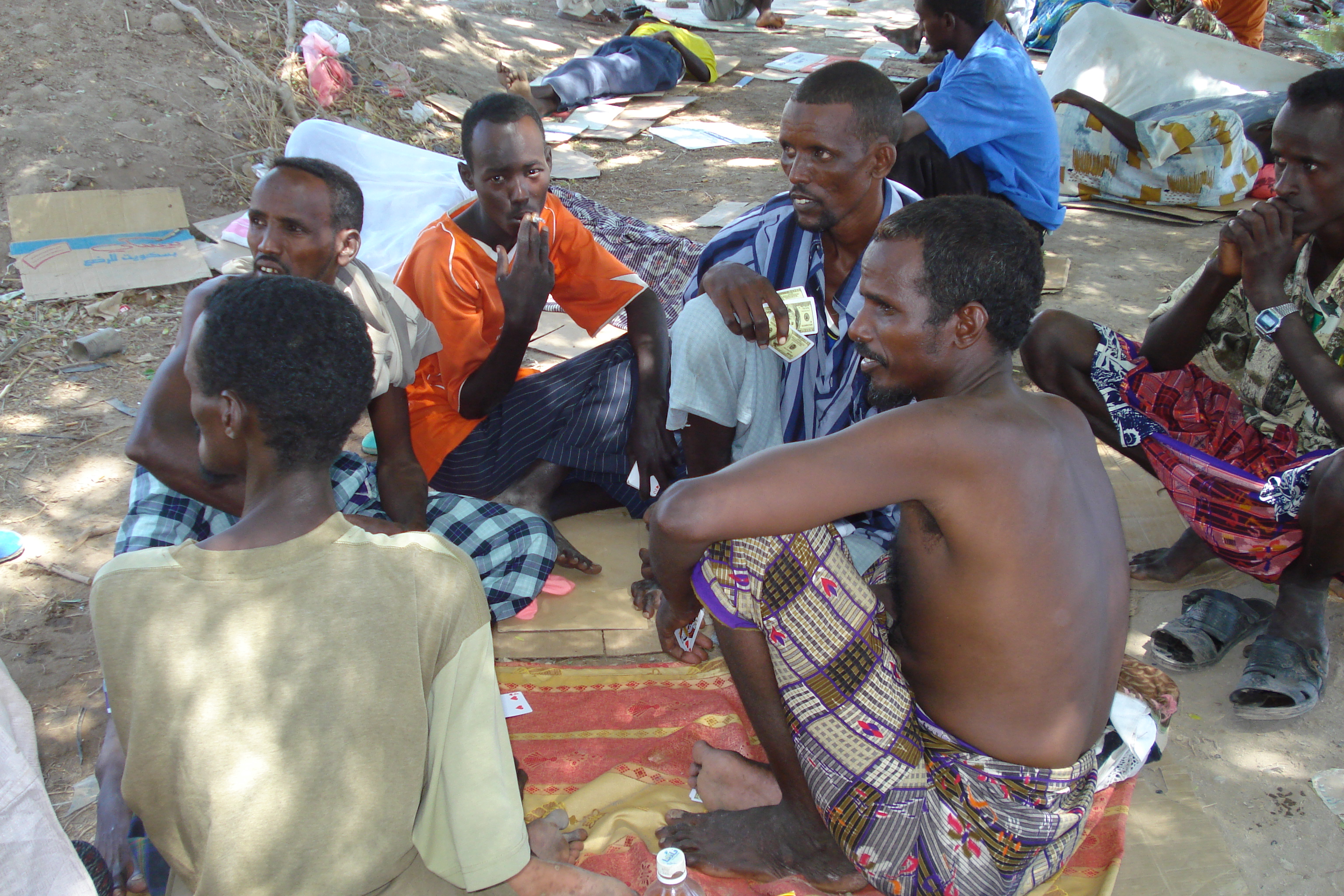 Many Somali refugees in Yemen are unemployed and depend on food assistance.