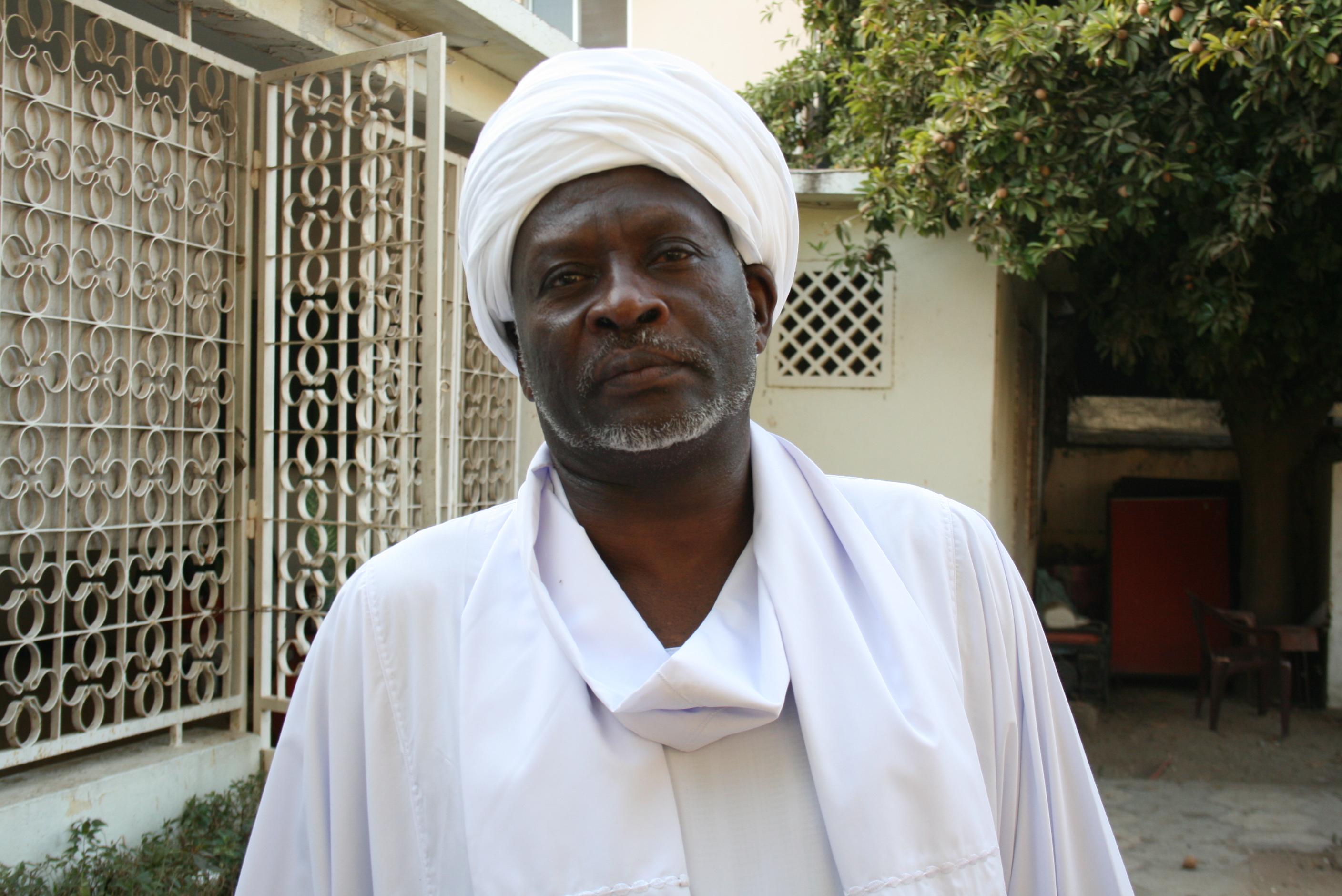 The Sultan of the Fur ethnic group in Sudan, Salah Eldine Mahamat Fadoul, in Dakar, Senegal for the Organization of Islamic Conference heads-of-state summit to try to persuade Islamic leaders to work more actively to stop the violence in Darfur. 