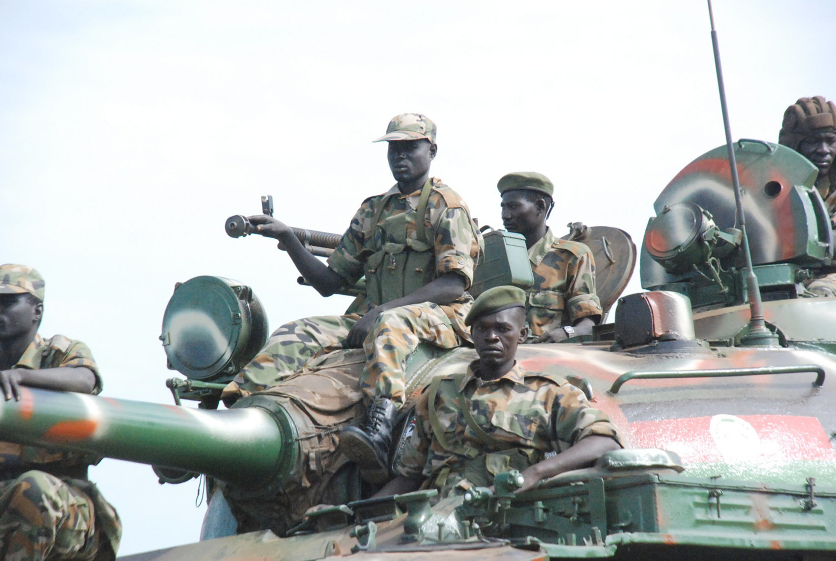 Southern Sudanese soldiers from the Sudan People's Liberation Army (SPLA) parade through Juba in May 2009 for celebrations to mark the 26th anniversary of the start of Sudan's civil war