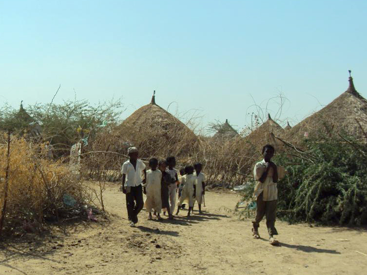 A view of the Wad Sharifey camp refugee camp, house to 15,020 mostly Eritrean refugees