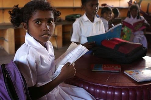 Education is a major challenge in conflicted-affected northern Sri Lanka, where thousands of children are now returning to school