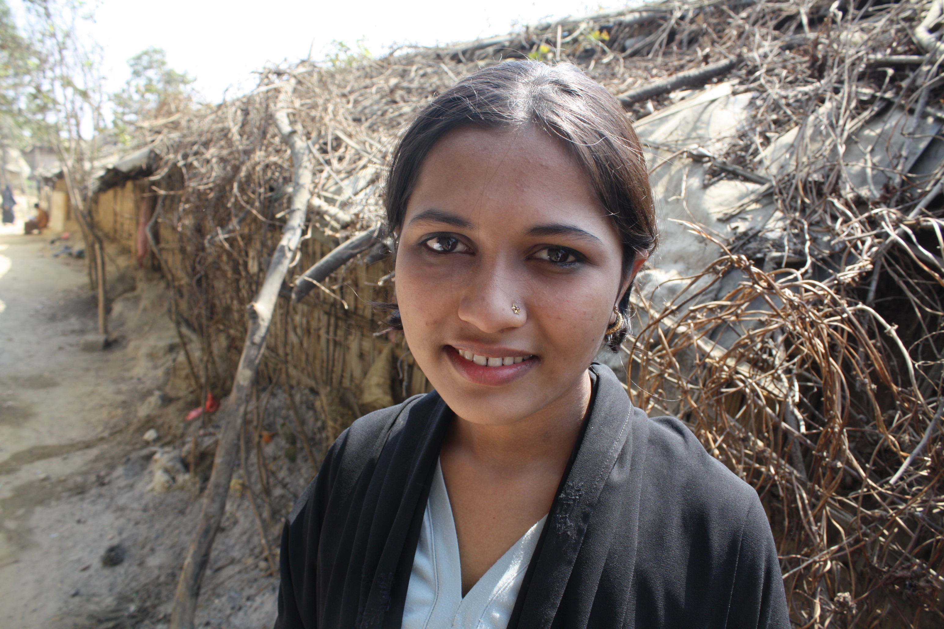 Khaleda Begum, 19, will soon be resettled to Australia. There are currently 11,000 documented Rohingyas living at the Kutupalong refugee camp in southern Bangladesh