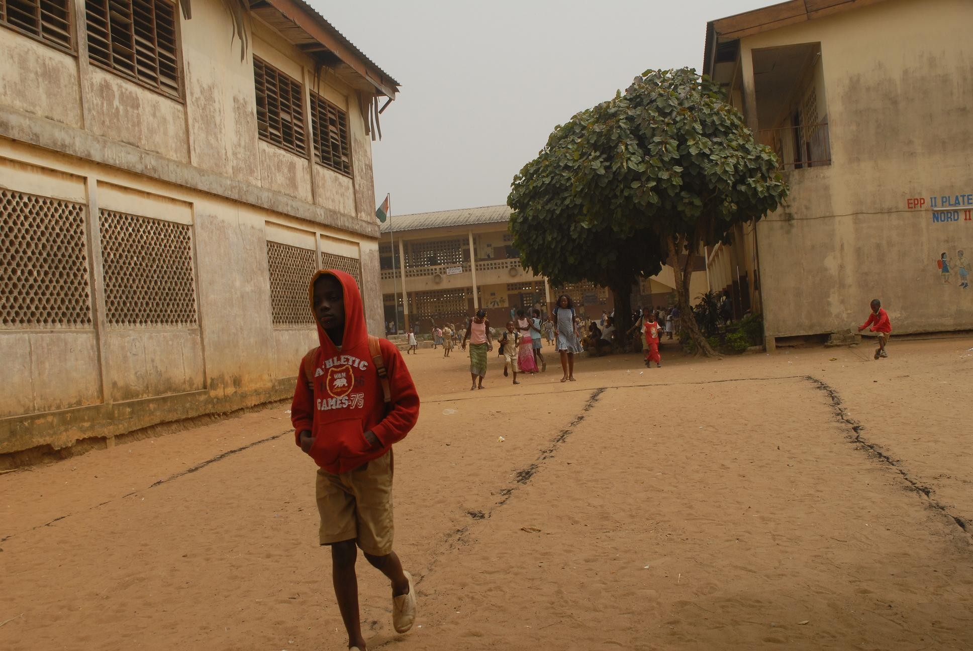 A student in Abidjan. The latest unrest has hit an already troubled education system. January 2011