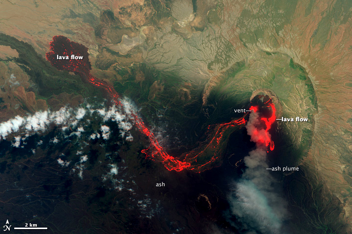 Satellite view of the Nabro volcano in Eritrea (CLICK TO VIEW LARGER)