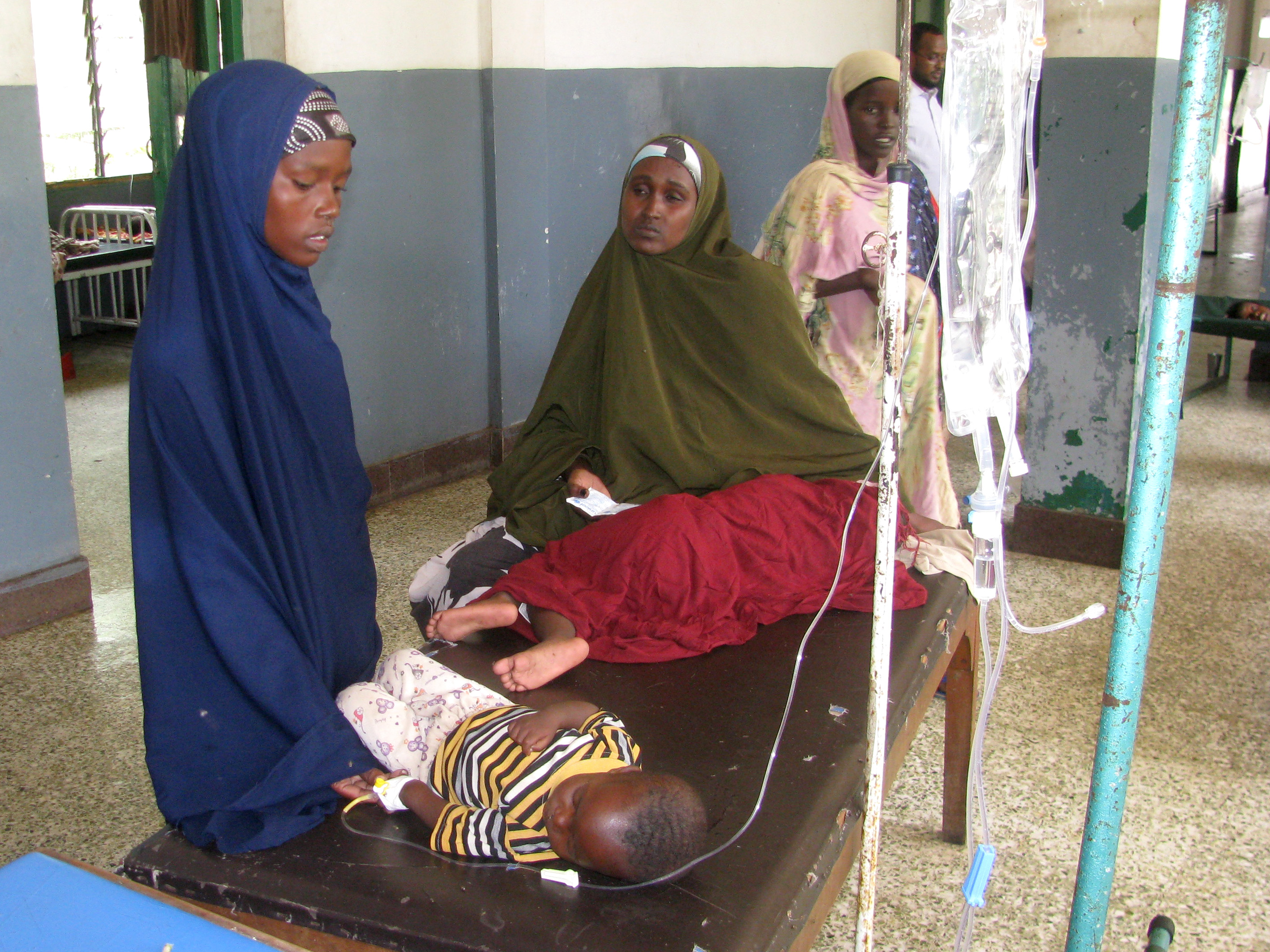 IDP children suffering from Meales in Banadir Hospital, Mogadishu | The ...