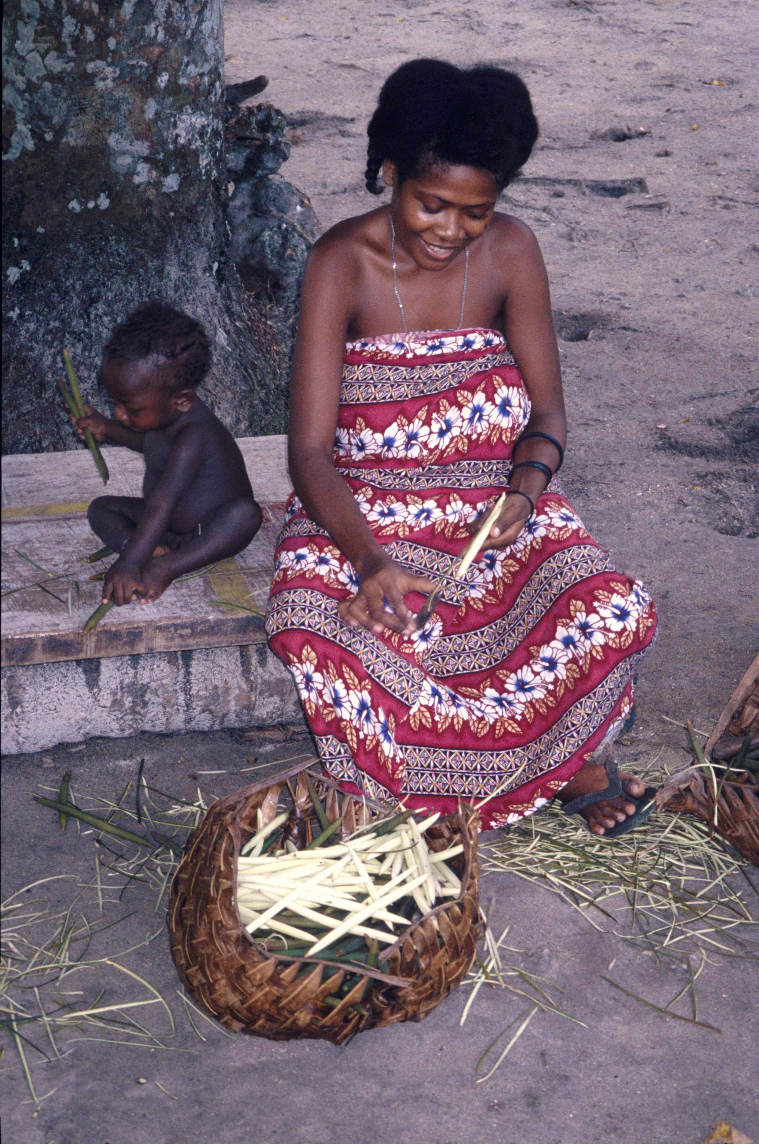 Mangrove fruit is a staple part of some islanders' diet