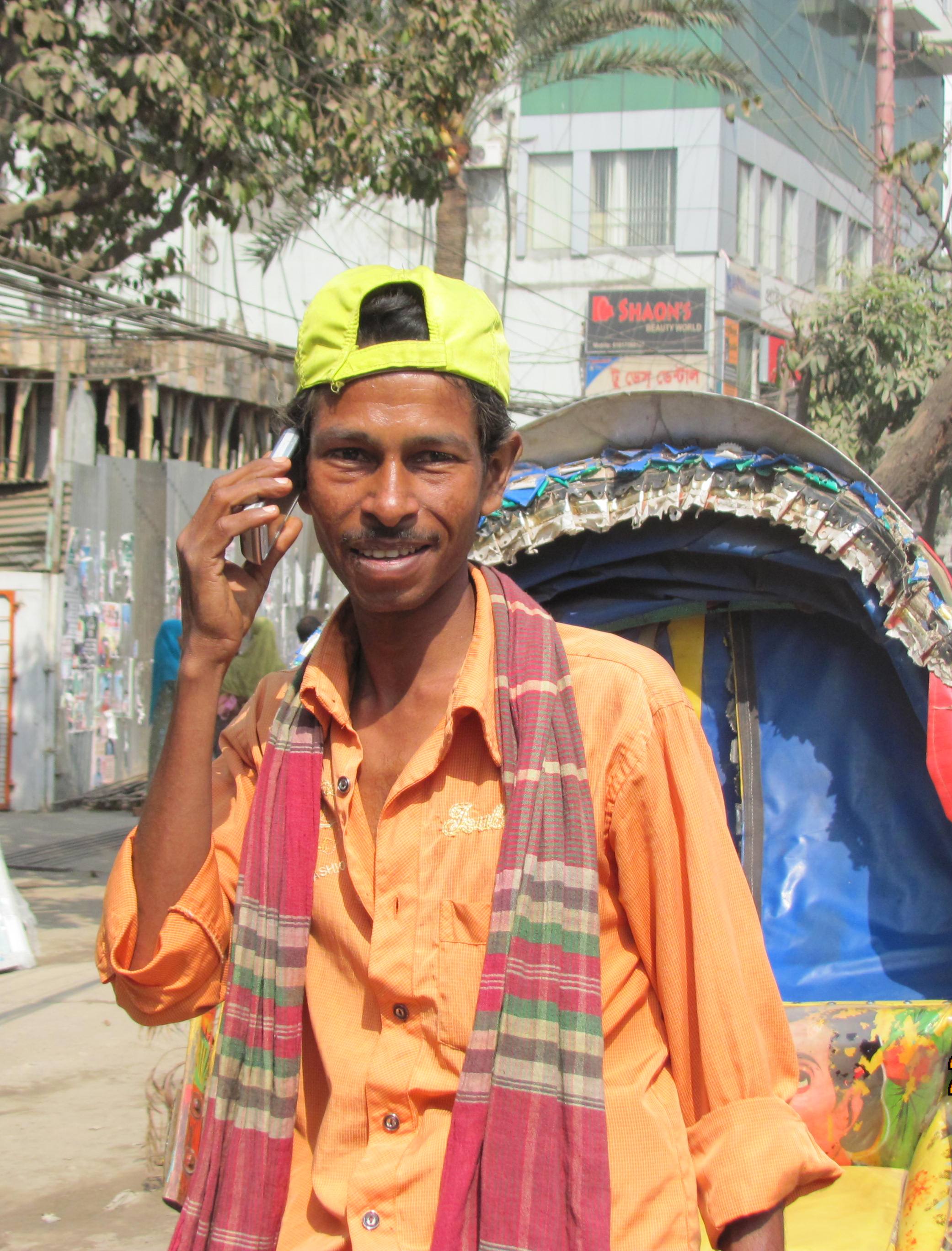 Shamsul Islam, 35, a rickshaw puller in Mirpur sub district in Dhaka