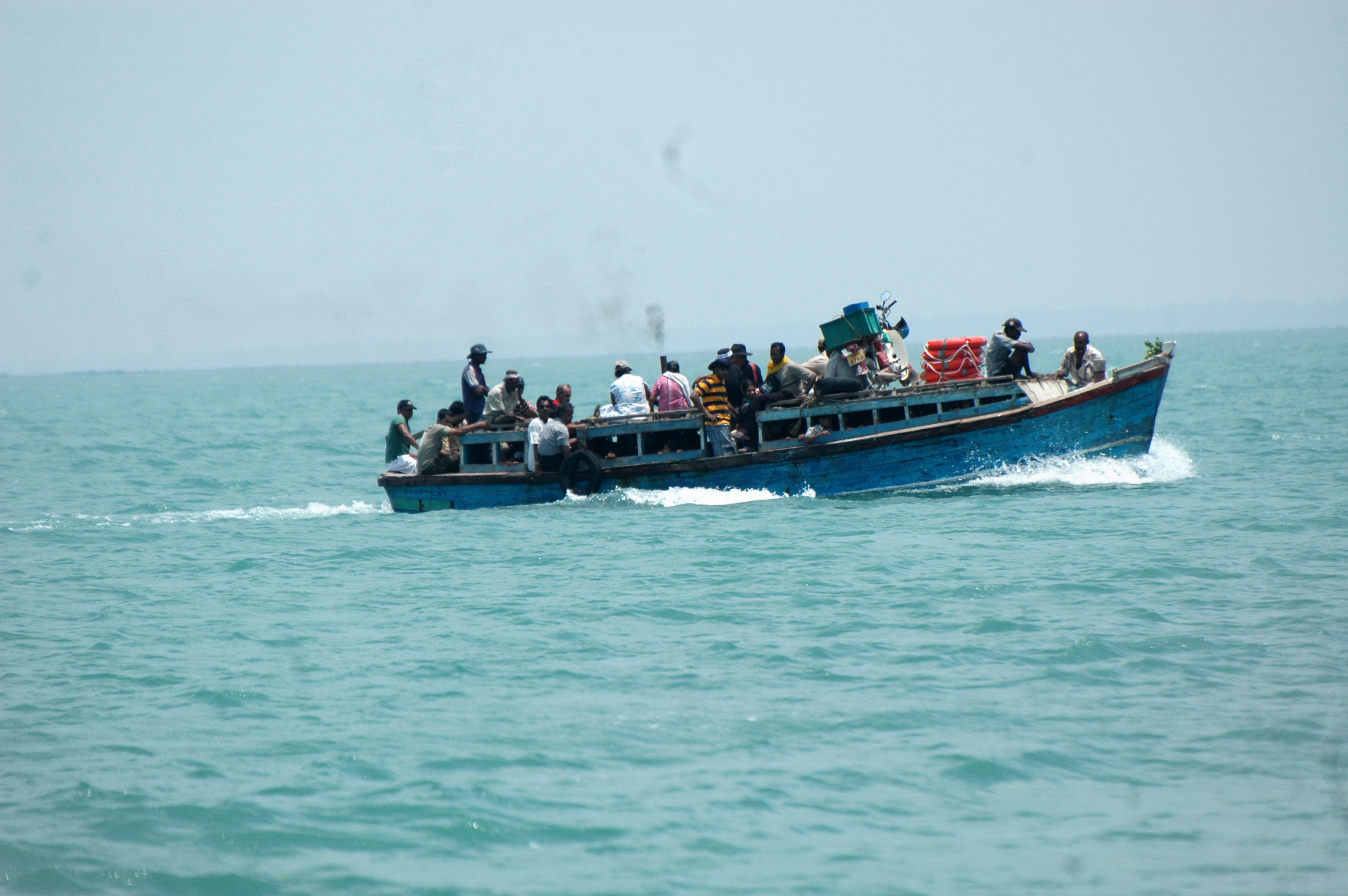 Boats like these are commonly used by asylum seekers out of Sri Lanka to reach Australia. The Australian Government has reported a sharp increase in the number of Sri Lankans arriving in  Australia in the first half of 2012