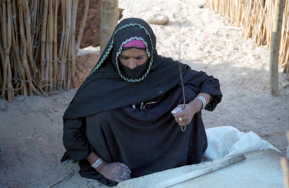 Bedouin woman in the Sinai