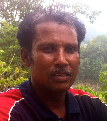 Dhruba Nepali, 35, a farmer in Sindhupalchok District, 100km northeast of Kathmandu