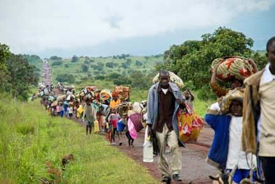 Fighting in the eastern Democratic Republic of Congo has forced hundreds of thousands of people from their homes