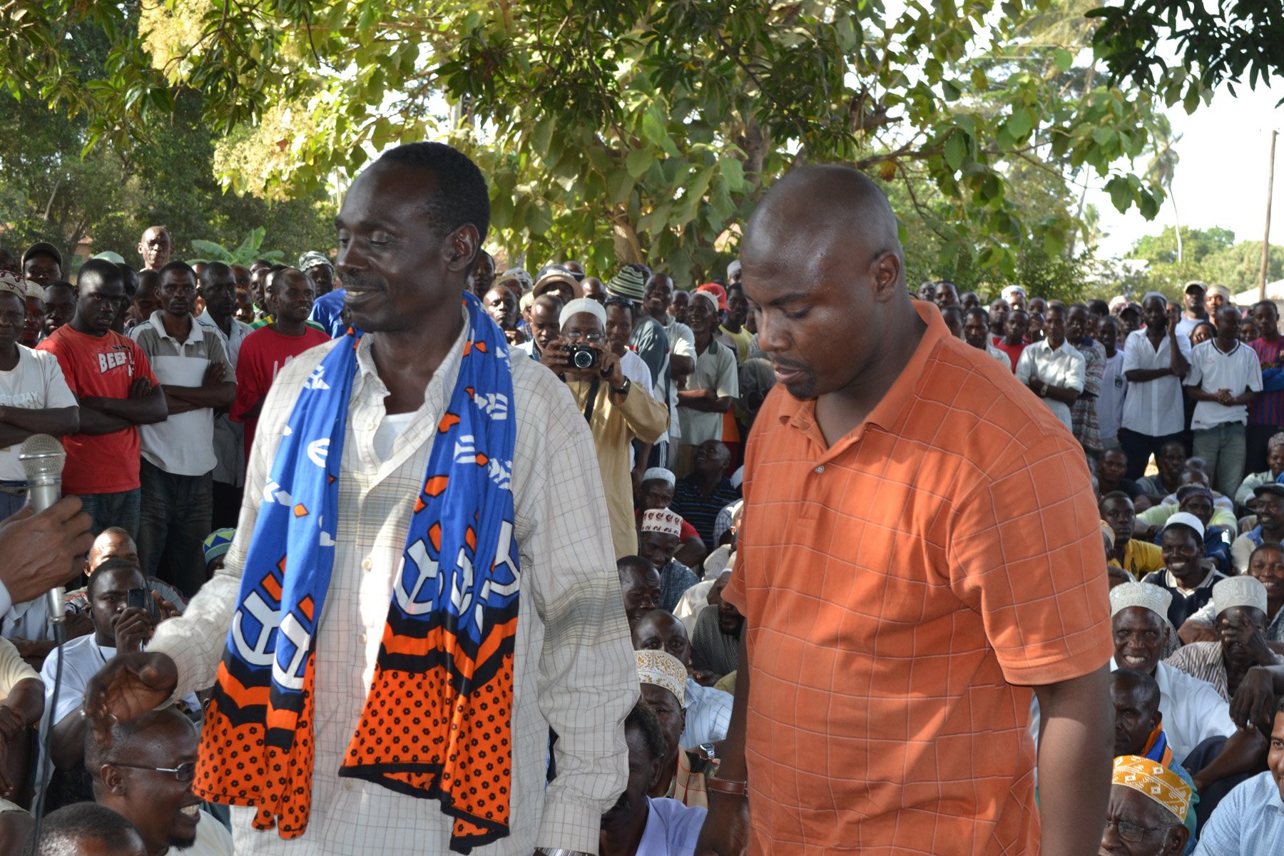 Mombasa Republican Council members meeting in Kwale, Kilifi District in Coast Province