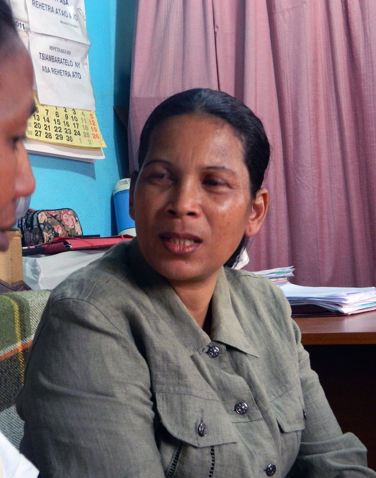 Esther Vololona Razazarivola, head of the legal aid clinic in Manjakandriana, Madagascar