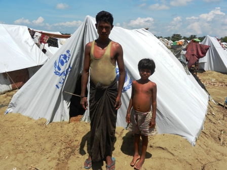 More than 100,000 Rohingya were displaced in June and October 2012 following communal violence