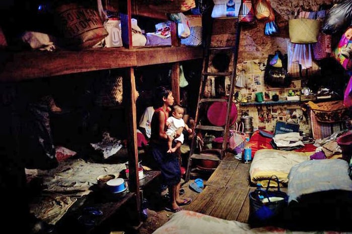 Antananarivo, Maison Centrale in Antanimora, women's wing. Children born in detention stay with their mothers until they are 18 months old. Then, they are entrusted to their families or to a charitable organization