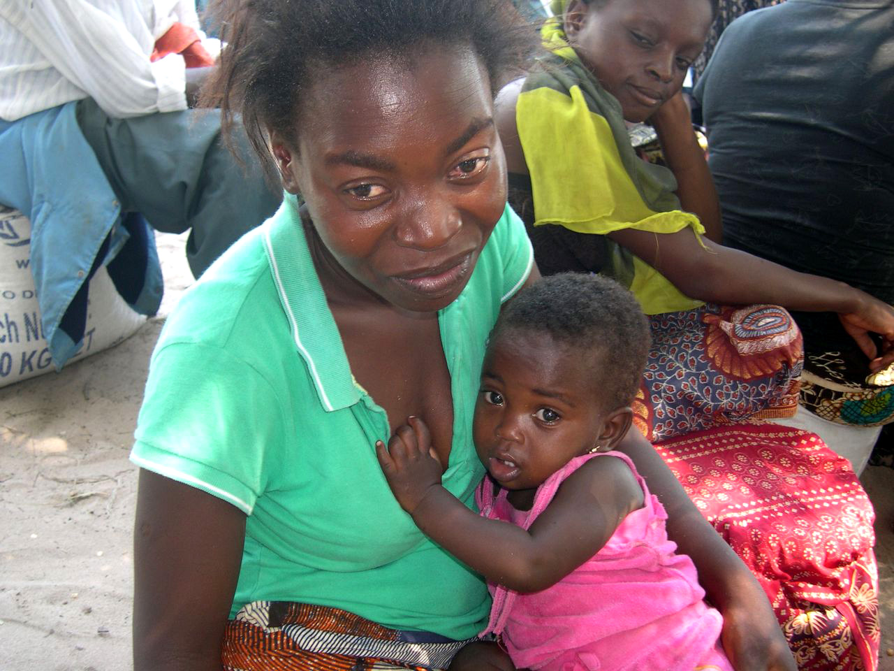 Olga Chissano, a single mother of four small children, fled to Chiaquelane camp when flood waters threatened to engulf her home in southern Mozambique’s Chokwe District