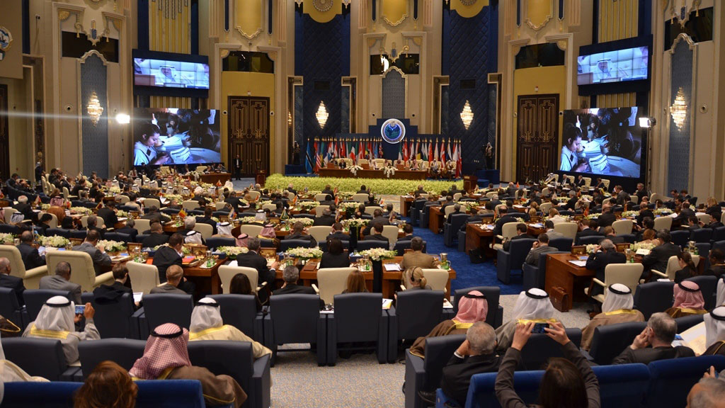 Donors gather at an international conference to raise money for humanitarian aid to Syria on 30 January 2013 in Kuwait. It was the largest pledging conference in UN history and raised more than $1.5 billion in pledges