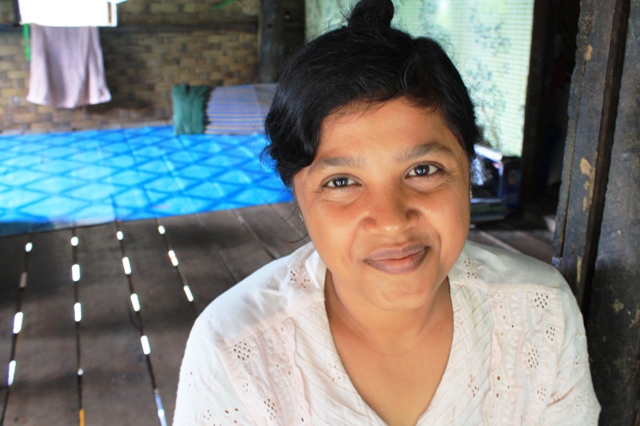 Daw Khin Htwe, 40, an ethnic Kaman woman in Sittwe. The mother-of-three is married to a Rohingya man. She is one of more than 100,000 IDPs displaced following two bouts of violent sectarian violence in western Rakhine State in 2012